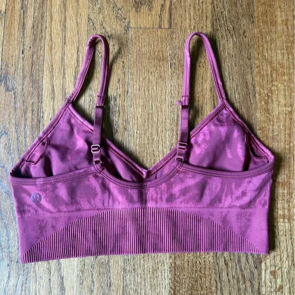 Lululemon Athletica Berry Sports Bra 6/8 - Picture 2 of 5